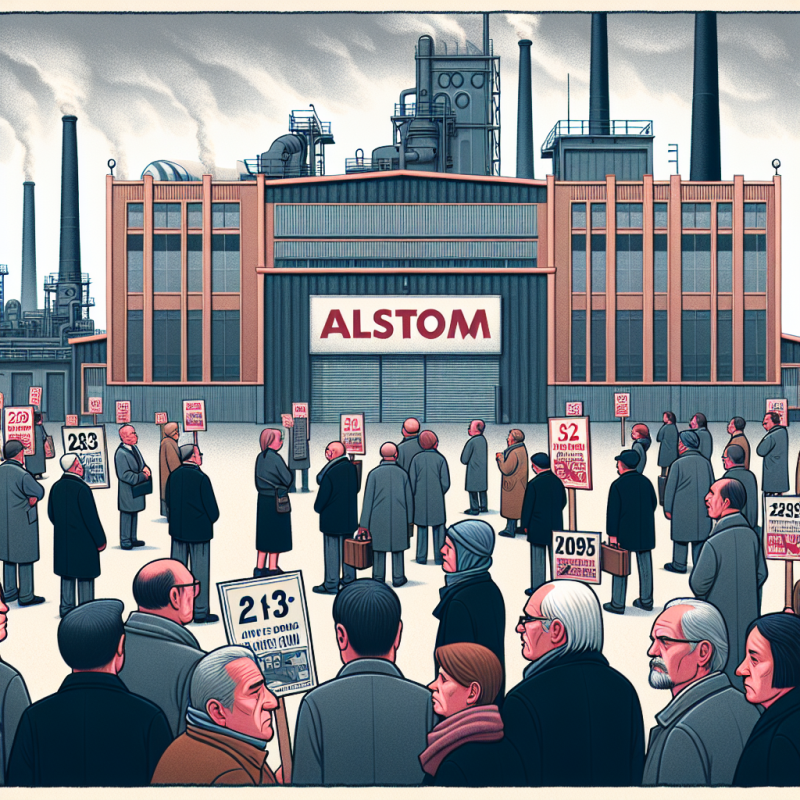 Illustration of Alstom: les syndicats craignent 293 suppressions de postes en France