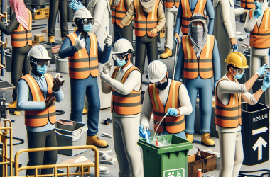 Illustration of OPPBTP : une campagne pour améliorer l’hygiène sur les chantiers dans le BTP - Actualité - INRS