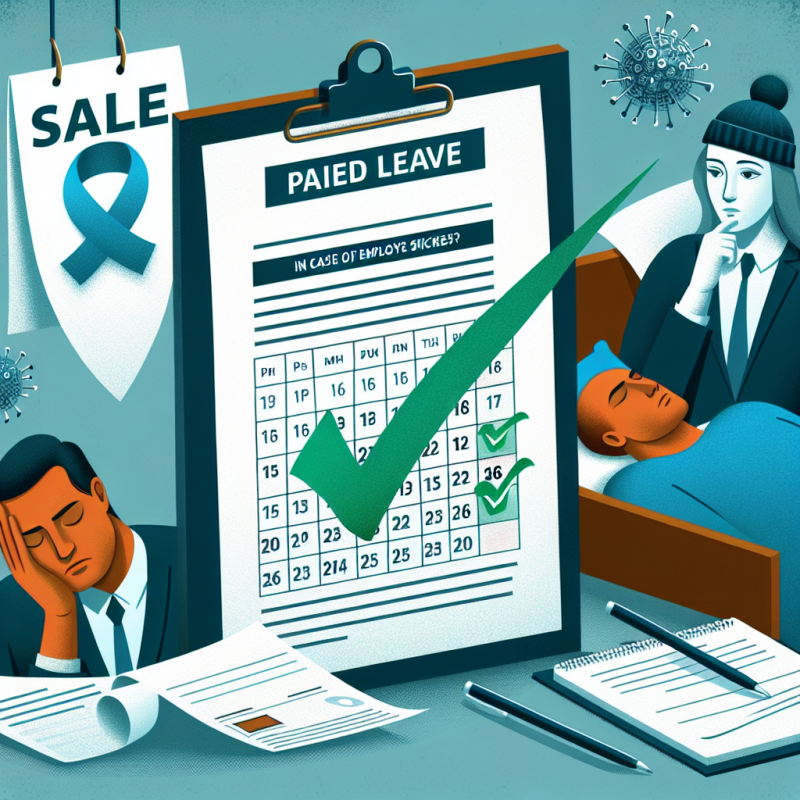 Illustration of Congés payés en cas de maladie du salarié : la validation ?