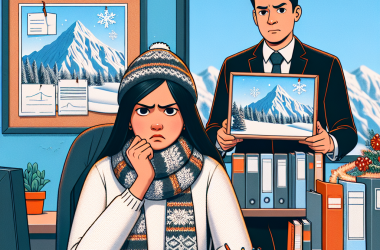 Illustration of Vacances d'hiver: mon employeur peut-il refuser mes congés à la dernière minute?