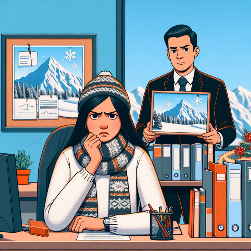Illustration of Vacances d'hiver: mon employeur peut-il refuser mes congés à la dernière minute?