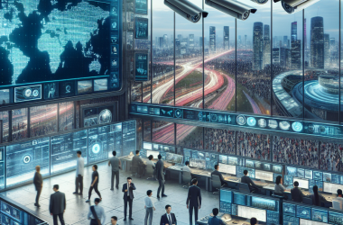 Illustration of JO 2024 : le ministère de l'Intérieur lance son premier test de vidéosurveillance intelligente