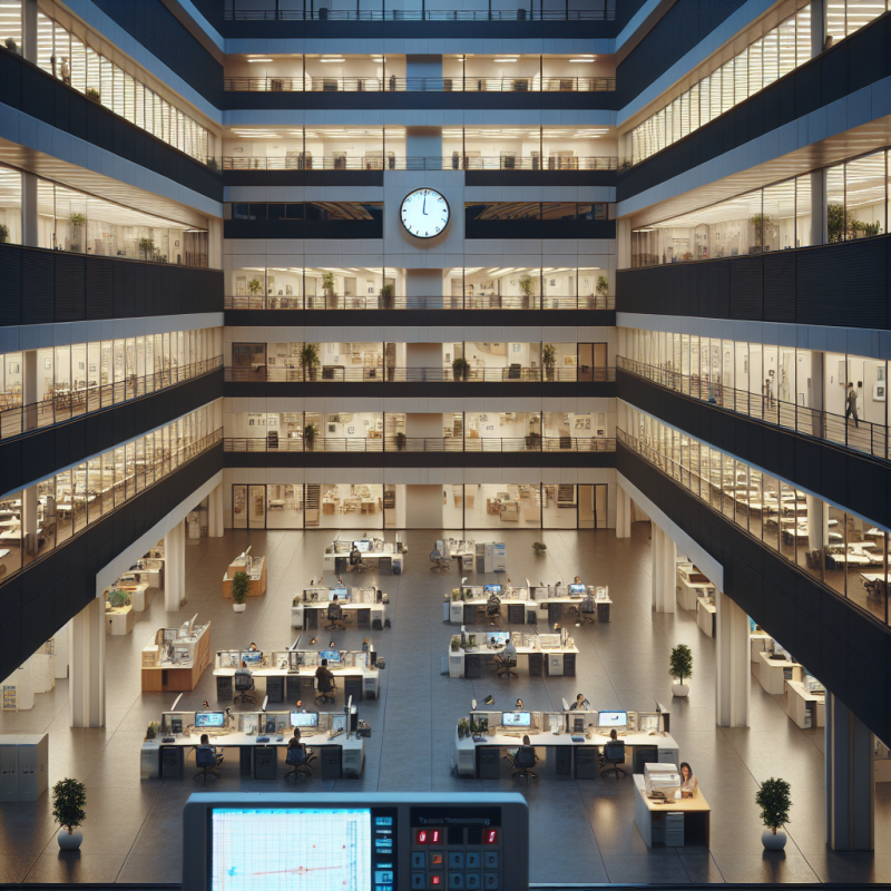 Illustration of "Ils ont fermé six étages": entre télétravail et RTT, les bureaux sont désertés le vendredi