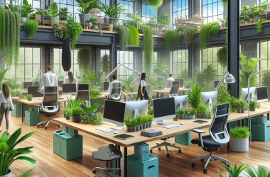 Illustration of Bas-carbone, végétalisés, mieux équipés… Comment les bureaux se transforment pour attirer les jeunes