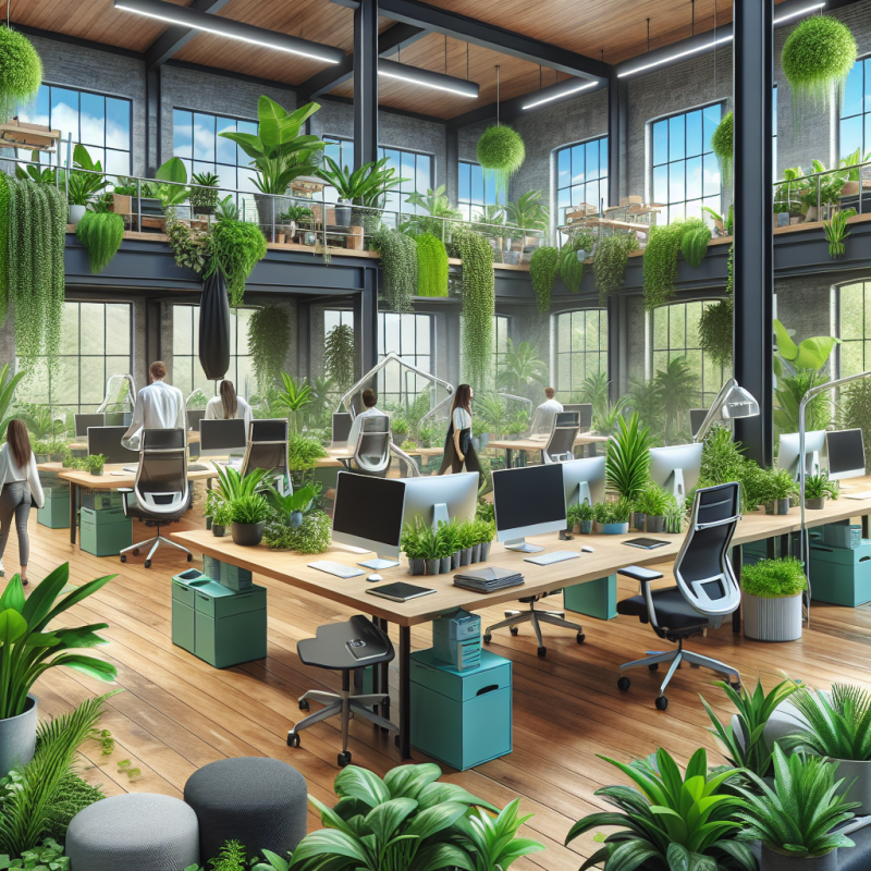 Illustration of Bas-carbone, végétalisés, mieux équipés… Comment les bureaux se transforment pour attirer les jeunes