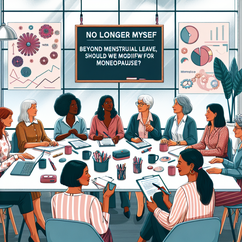 Illustration of "Je n'étais plus moi-même": au-delà du congé menstruel, faut-il aménager le travail à la ménopause?