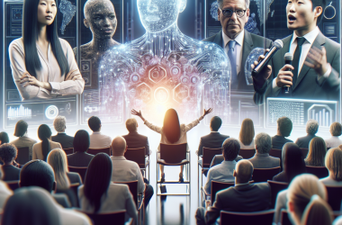 Illustration of 'Coup de gueule, AI et autres notes du Sommet Upfront | TechCrunch'