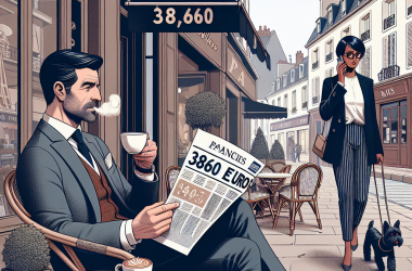Illustration of 3860 euros par mois: peut-on se considérer riche avec ce salaire en France?