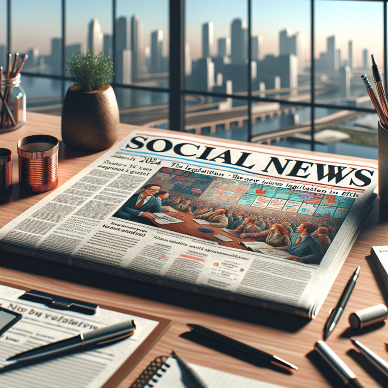 Illustration of Actualités sociales Mars 2024 - Les nouvelles législations en vigueur
