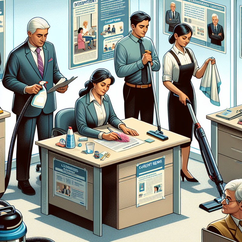 Illustration of Nettoyage en entreprise - Actualité - INRS