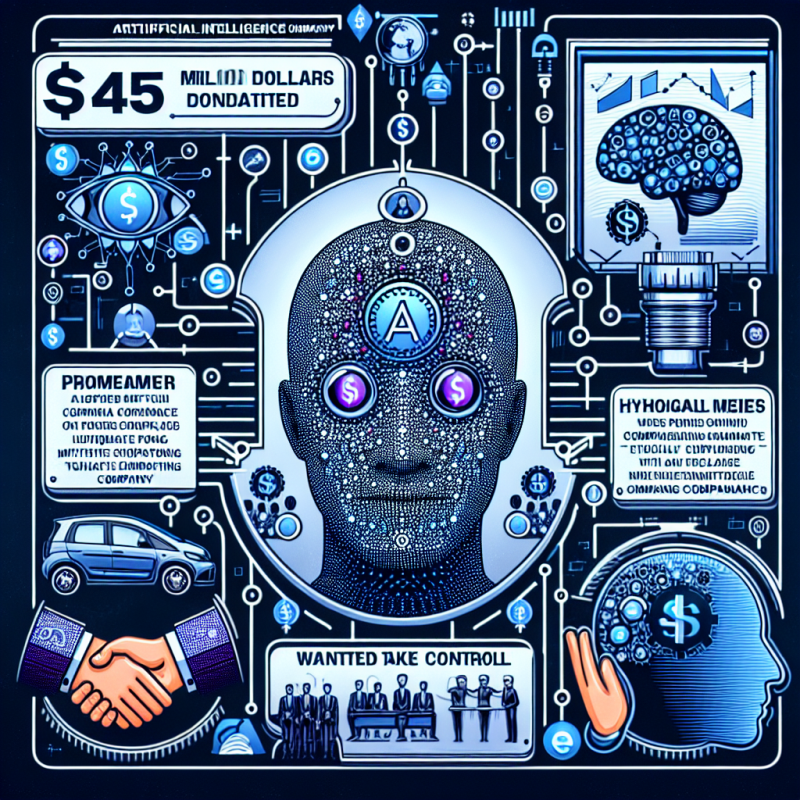 Illustration of OpenAI déclare que Musk n'a jamais contribué que 45 millions de dollars, voulait fusionner avec Tesla ou prendre le contrôle