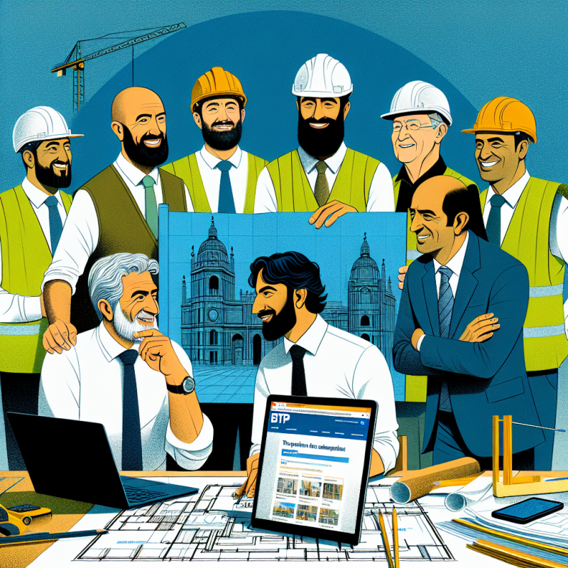 Illustration of BTP : un site internet de l’OPPBTP dédié aux maîtres d’ouvrage et maîtres d’œuvre - Actualité - INRS