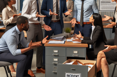 Illustration of Insultes, menaces et mains courantes: comment agir en cas d’altercation entre collègues?