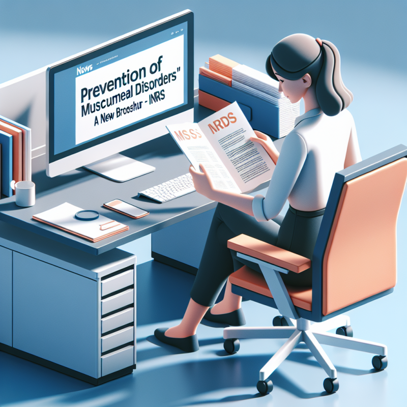 Illustration of Prévention des troubles musculosquelettiques (TMS) : une nouvelle brochure - Actualité - INRS