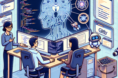 Illustration of Copilot Workspace : La vision de GitHub sur l'ingénierie logicielle alimentée par l'IA | TechCrunch