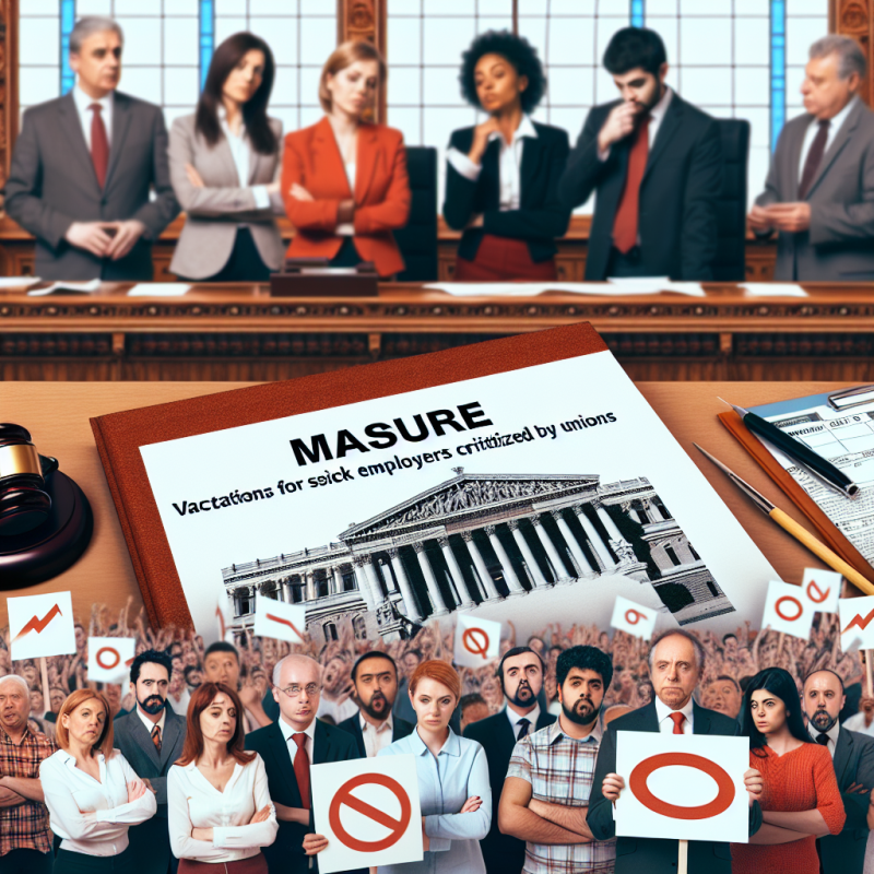 Illustration of Congés des salariés malades: le Parlement adopte une mesure critiquée par les syndicats
