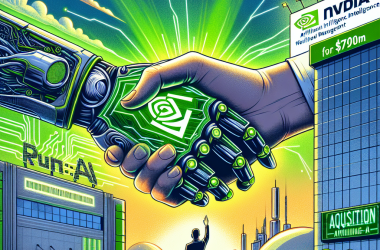 Illustration of Nvidia acquiert la start-up de gestion de charge de travail AI Run:ai pour 700M $, selon une source | TechCrunch