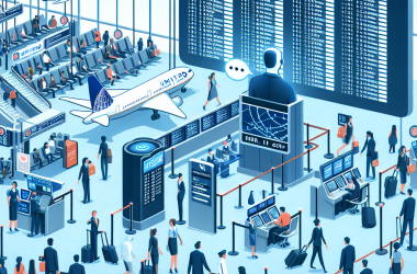 Illustration of Comment United Airlines utilise l'IA pour rendre les voyages aériens un peu plus faciles | TechCrunch