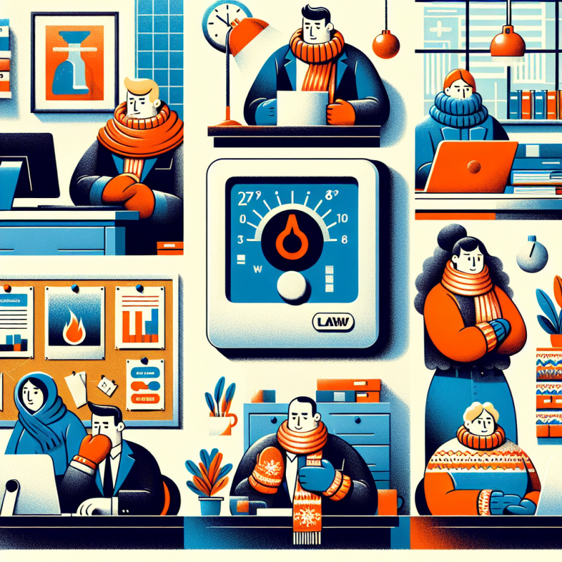 Illustration of Focus juridique - Quelles sont les mesures à mettre en œuvre au travail en cas de vagues de froid ? - Actualité - INRS