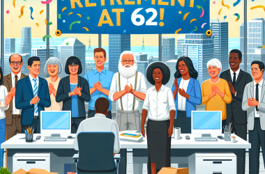 Illustration of Cette entreprise offre à ses salariés la retraite à 62 ans