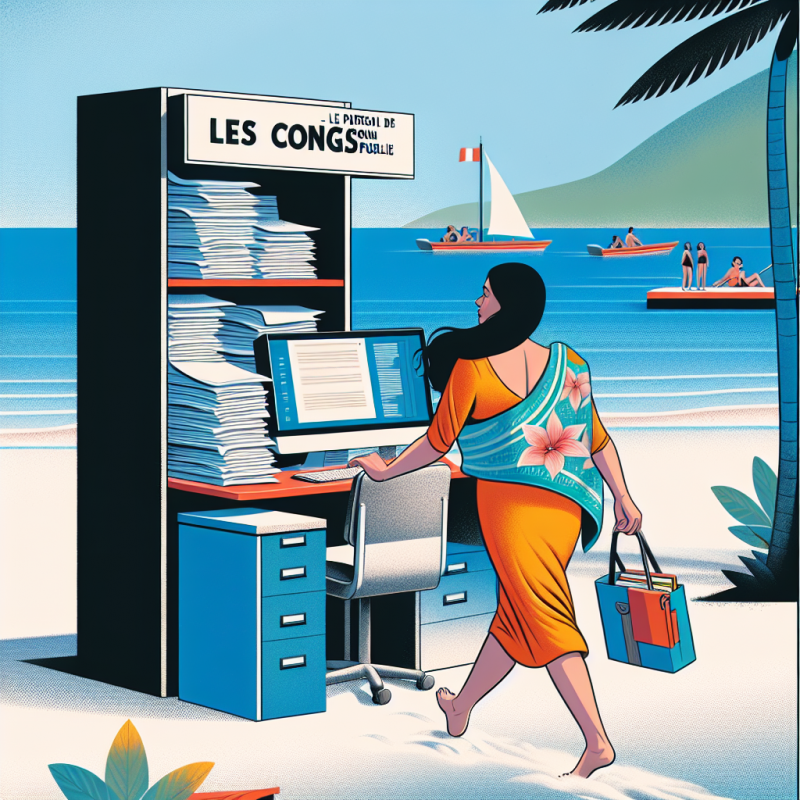 Illustration of Les congés | Le portail de la fonction publique