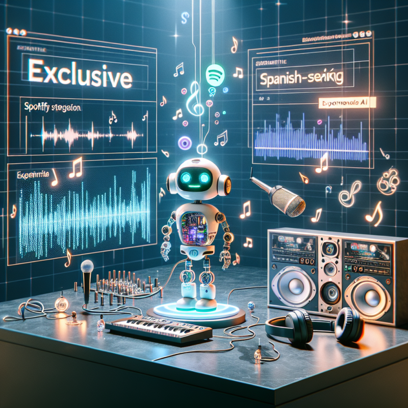 Illustration of EXCLUSIF : Spotify expérimente un DJ IA qui parle espagnol