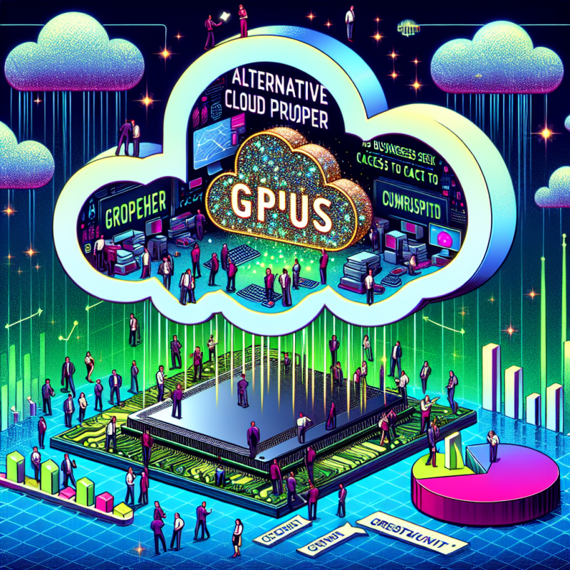 Illustration of Les clouds alternatifs prospèrent alors que les entreprises recherchent un accès moins cher aux GPU | TechCrunch