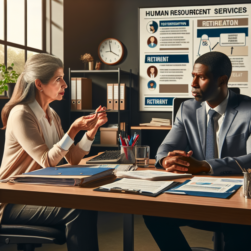 Illustration of Services RH, comment accompagner vos agents pour partir à la retraite sereinement ?