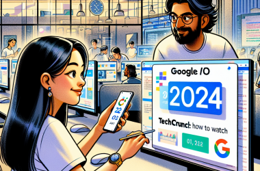 Illustration of Google I/O 2024: Comment regarder | TechCrunch