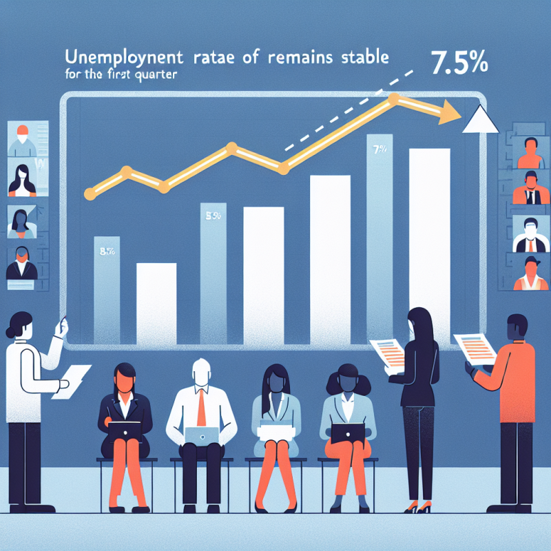 Illustration of A 7,5%, le taux de chômage est resté stable au premier trimestre