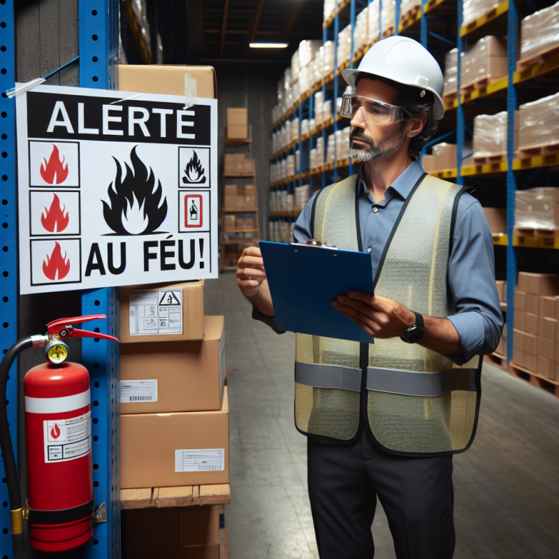 Illustration of Napo dans… Alerte au feu ! - Actualité - INRS