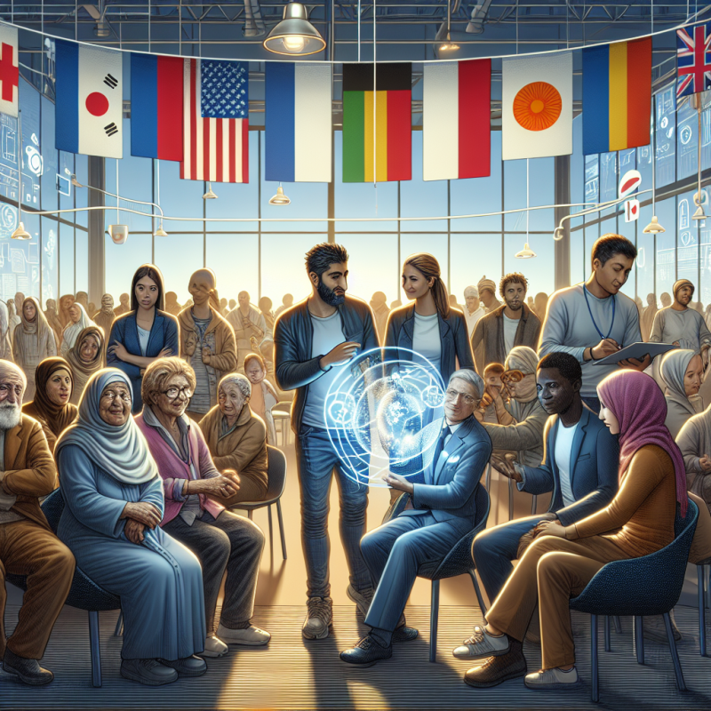 Illustration of L’intégration des réfugiés est une source d’innovation pour le travail social
