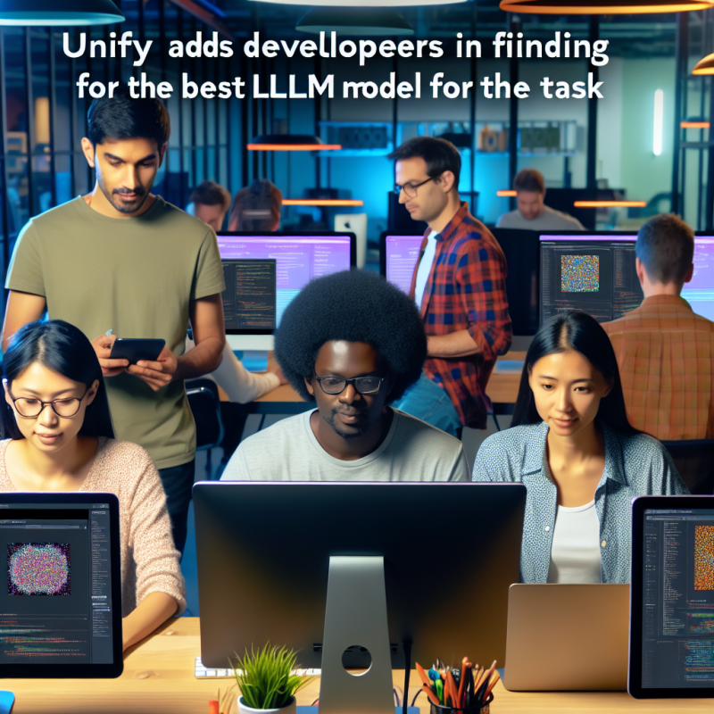 Illustration of Unify aide les développeurs à trouver le meilleur modèle LLM pour la tâche | TechCrunch