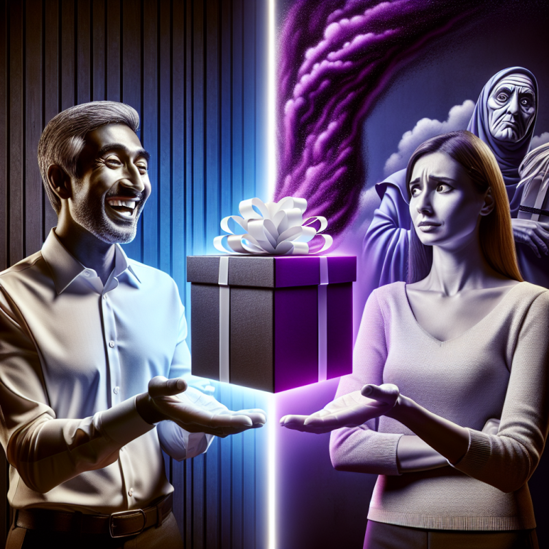 Illustration of Présent bien intentionné ou cadeau empoisonné ?