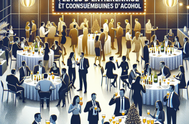 Illustration of Fêtes d’entreprise et consommation d’alcool - Actualité - INRS
