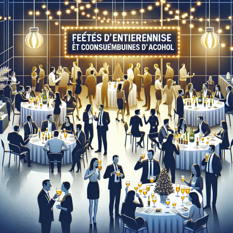 Illustration of Fêtes d’entreprise et consommation d’alcool - Actualité - INRS