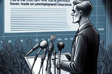 Illustration of Chômage: "C'est la réforme la plus violente que le gouvernement ait faite sur l'assurance-chômage", déclare Denis Gravouil, secrétaire confédéral de la CGT, en charge de l'assurance-chômage