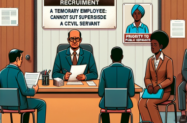 Illustration of Recrutement : un contractuel ne peut pas passer devant un fonctionnaire