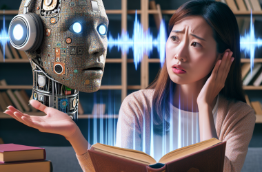 Illustration of Regardez : Audible déploie des livres audio narrés par IA. Peut-elle remplacer le toucher humain ?