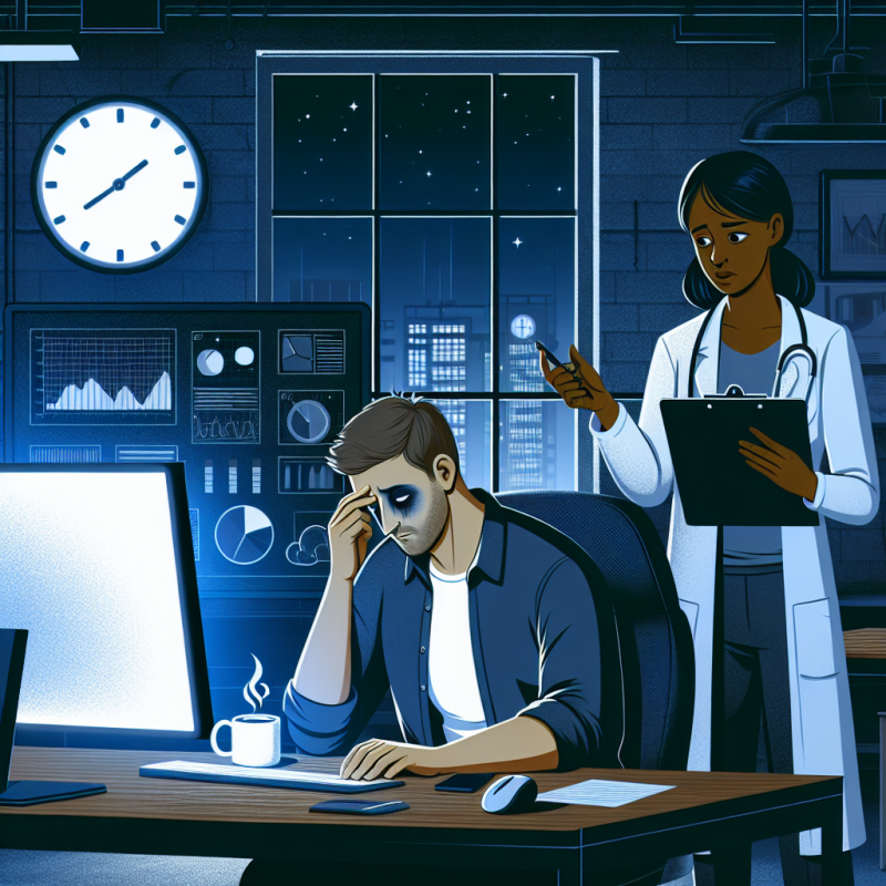 Illustration of Travail de nuit : comprendre les effets sur la santé - Actualité - INRS
