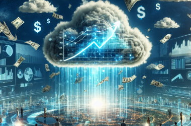 Illustration of Les revenus du cloud accélèrent de 21% pour atteindre 76 milliards de dollars pour le dernier cycle de résultats financiers | TechCrunch