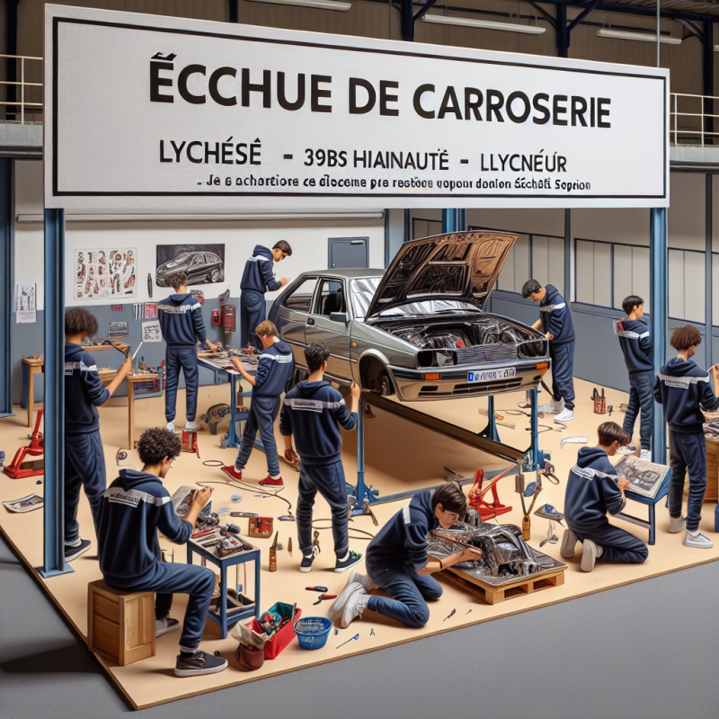 Illustration of Hauts-de-France : le lycée du Hainaut lance son école de carrosserie