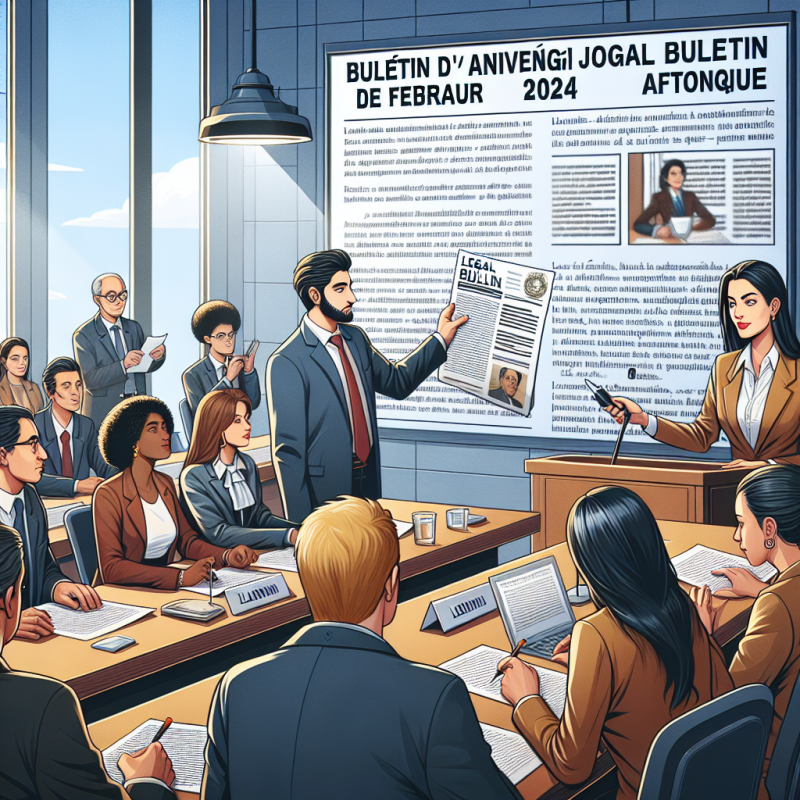 Illustration of Présentation du bulletin d’actualité juridique de février 2024 - Actualité - INRS