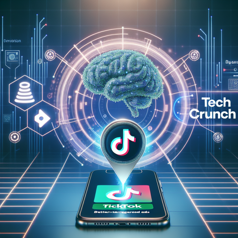 Illustration of TikTok se tourne vers l'IA générative pour stimuler son activité publicitaire | TechCrunch