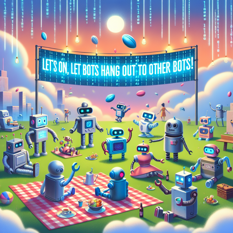 Illustration of Allez, laissez les bots sortir avec d'autres bots | TechCrunch