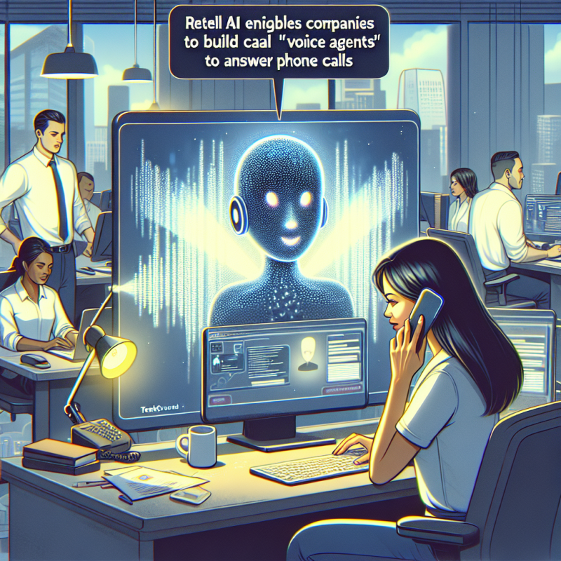 Illustration of Retell AI permet aux entreprises de construire des 'agents vocaux' pour répondre aux appels téléphoniques | TechCrunch