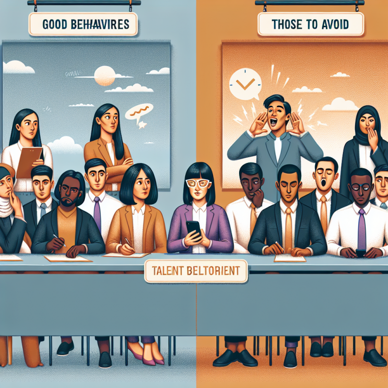 Illustration of Gestion des talents : les bons comportements à adopter et ceux à éviter