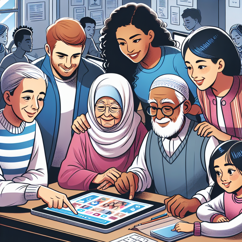Illustration of Des initiatives locales en faveur de l’inclusion numérique au service de tous