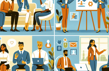 Illustration of 5 techniques de coach à adopter en tant que RH