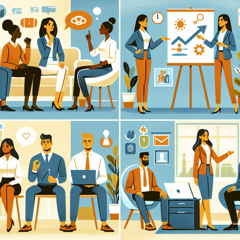 Illustration of 5 techniques de coach à adopter en tant que RH